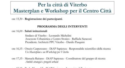 Masterplan e workshop per il Centro Città, l’Ordine degli Architetti PPC ne parla in un convegno