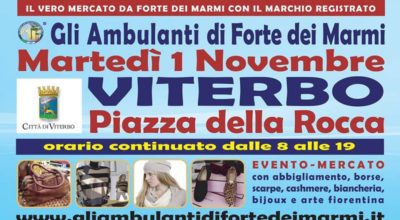 Mercato di Forte dei Marmi, martedì 1 novembre a piazza della Rocca