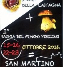 A San Martino al via la sagra della castagna