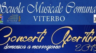 CONCERTI APERITIVO, DOMENICA 28 APRILE PROTAGONISTI GLI INSEGNANTI DELLA SCUOLA MUSICALE COMUNALE