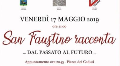 “SAN FAUSTINO RACCONTA”, L’ASSESSORE ALLEGRINI: “BISOGNA RIAPPROPRIARCI DELLO STORICO QUARTIERE”