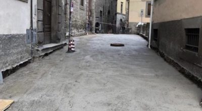 Pavimentazione via Chigi, proseguono i lavori