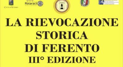 NELL’AREA ARCHEOLOGICA DI FERENTO   OLTRE 100 FIGURANTI RIEVOCHERANNO LA STORIA DELL’ANTICA CITTÀ ROMANA