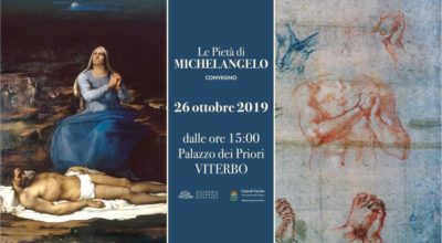 LE PIETÀ DI MICHELANGELO, CONVEGNO SABATO 26 OTTOBRE A PALAZZO DEI PRIORI