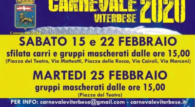 CARNEVALE VITERBESE, ATTENZIONE ALLA VIABILITÀ