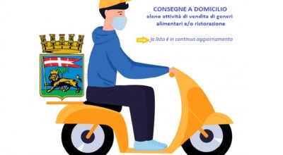 Consegna a domicilio, elenco attività di vendita di generi alimentari e/o ristorazione – aggiornamento al 27/03/2020 alle 16.30