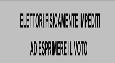 Referendum costituzionale 20 e 21 settembre: elettori fisicamente impediti a esprimere il voto, gli ambulatori medici Asl autorizzati al rilascio dei certificati