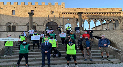 Il sindaco Arena incontra i ristoratori della Toscana sulla via Francigena