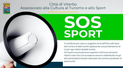 Sostegno allo sport, online avviso pubblico