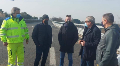 Strada statale 675, ripristinata la normale circolazione. Il sindaco Arena: “Riapertura in anticipo, grazie all’Anas per aver accolto la mia richiesta d’urgenza”