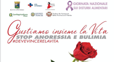 Giornata nazionale sui disturbi alimentari. Gustiamo insieme la vita, stop anoressia e bulimia. Se ne parla domani via streaming sul canale Youtube del Comune di Viterbo