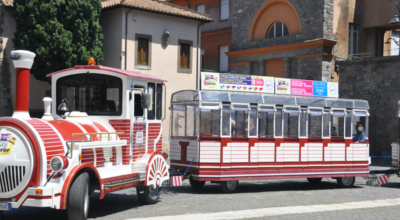 Trenino turistico Viterbo Explorer. Alcuni momenti del giro inaugurale