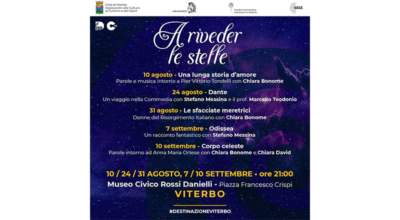 A riveder le stelle. Cinque eventi nel chiostro del museo civico Rossi Danielli