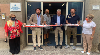 Road to Rome, la città di Viterbo saluta il gruppo di camminatori con la presentazione del murale dedicato al pellegrino e con l’inaugurazione dell’info point Francigena