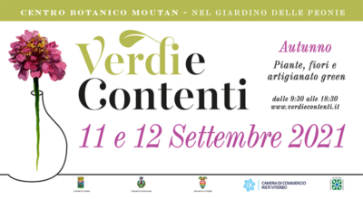 11 e 12 settembre Verdi e Contenti in veste autunnale  al Centro Botanico Moutan