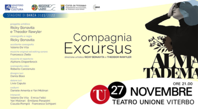 Sabato 27 novembre alle 21 al Teatro dell’Unione di Viterbo: Alma Tadema