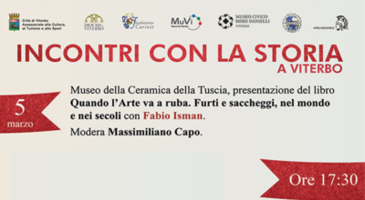 Incontri con la storia. Fabio Isman presenta il suo ultimo libro per il Sistema Musei di Viterbo