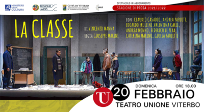 La classe, al Teatro dell’Unione il prossimo 20 febbraio alle 18