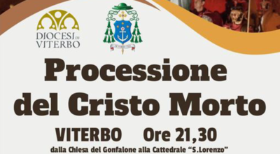 Processione del Cristo Morto, dalla chiesa del Gonfalone alla cattedrale di San Lorenzo