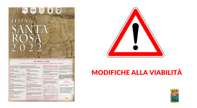 2 settembre, solenne processione con il cuore di Santa Rosa accompagnata dal corteo storico, attenzione alla viabilità