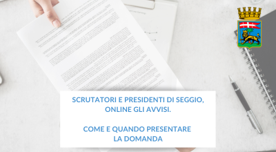 Scrutatori e Presidenti di seggio, come e quando presentare la domanda