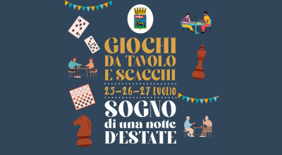 Scacchi e giochi da tavolo, gli appuntamenti nel giardino di Palazzo dei Priori. Il 25, 26 e 27 luglio dalle ore 18.30