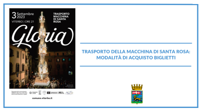 Trasporto della Macchina di Santa Rosa: modalità di acquisto biglietti