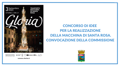 Concorso di idee per la realizzazione della nuova Macchina di Santa Rosa – convocazione della Commissione