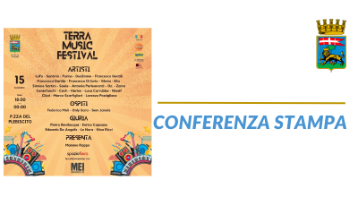 Presentazione Terra Music Festival. Lunedì 11 settembre alle ore 12.15, nella sala consiliare di Palazzo dei Priori