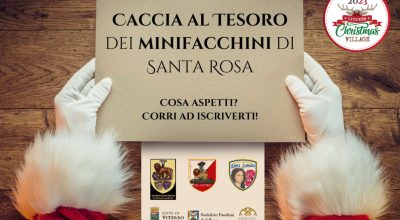 Caccia al Tesoro dei Minifacchini di Santa Rosa. Conferenza stampa martedì 12 dicembre, ore 13.30 – Sala consiliare di Palazzo dei Priori