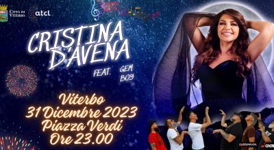 Conferenza stampa 31 dicembre a piazza Verdi con Cristina D’Avena. Giovedì 28 dicembre, ore 12,30 – sala consiliare di Palazzo dei Priori