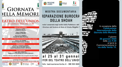 25 e 26 gennaio, Viterbo celebra la Giornata della Memoria