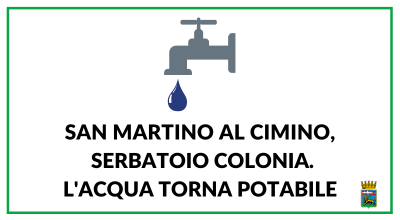 San Martino al Cimino, serbatoio Colonia. L’acqua torna potabile