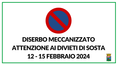 Diserbo meccanizzato, attenzione ai divieti di sosta