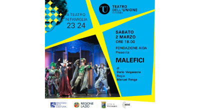 “Malefici” per la rassegna A teatro in famiglia. Sabato 2 marzo, ore 18 – Teatro Unione