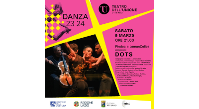 DOTS, con la compagnia Excursus e l’ensemble LemanCellos. Sabato 9 marzo, ore 21 – Teatro Unione