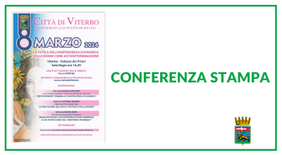 Conferenza stampa “La tutela dell’indipendenza economica delle donne come autodeterminazione”. Mercoledì 6 marzo, ore 11 – sala consiliare di Palazzo dei Priori