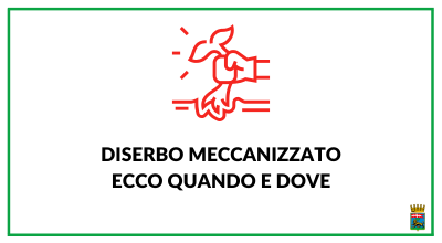 Diserbo meccanizzato, ecco quando e dove