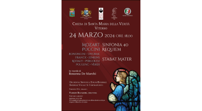 Domani 24 marzo il concerto di Pasqua alla Chiesa di Santa Maria della Verità