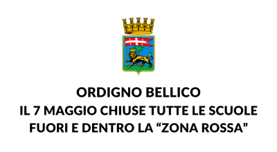 Ordigno bellico, il 7 maggio chiuse tutte le scuole fuori e dentro la “zona rossa”