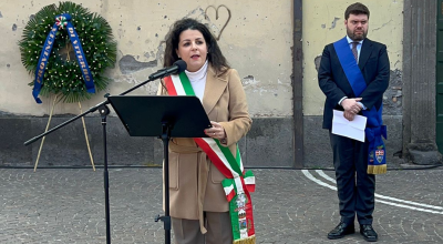 25 aprile. L’intervento della sindaca Frontini a piazza dei Caduti per il 79° anniversario della Liberazione