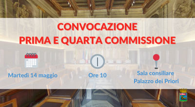 Prima e quarta commissione in seduta congiunta martedì 14 maggio