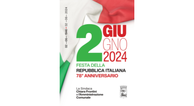 Domenica 2 giugno, 78° anniversario della proclamazione della Repubblica