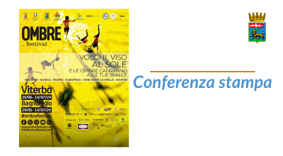 Conferenza stampa Ombre Festival. Martedì 18 giugno, ore 12 – sala consiliare di Palazzo dei Priori