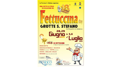 A Grotte Santo Stefano la diciottesima edizione del Fettuccina day