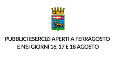 Pubblici esercizi aperti a Ferragosto e nei giorni 16, 17 e 18 agosto, il Comune predispone elenco. Gli esercenti potranno comunicare le informazioni entro le ore 11 di domani 14 agosto