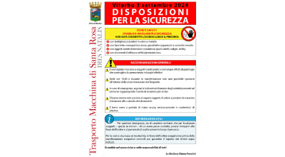 3 settembre, Trasporto della Macchina di Santa Rosa