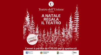 Regala il teatro a Natale, carnet libero per quattro spettacoli stagioni di prosa o danza