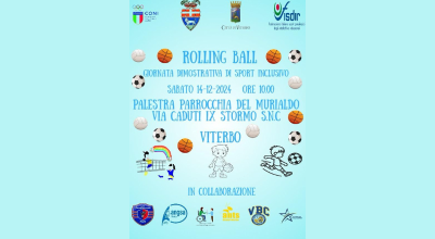 Rolling Ball, sabato 12 dicembre una giornata dimostrativa di sport inclusivo