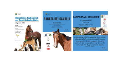 Sant’Antonio Abate, domenica 19 gennaio alla Trinità la benedizione degli animali